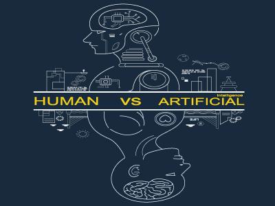 Human versus artificial intellegence